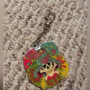 Ed hardy loved kills slowly keychain
